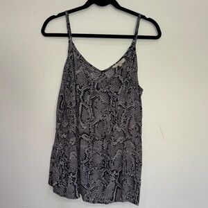 Entro Monochrome Snake Print Camisole NWT